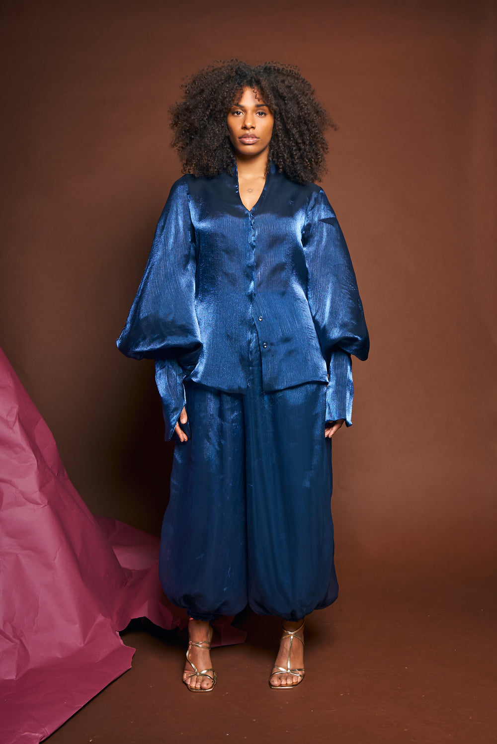 Gombe Pants - Midnight Blue - IMAD EDUSO