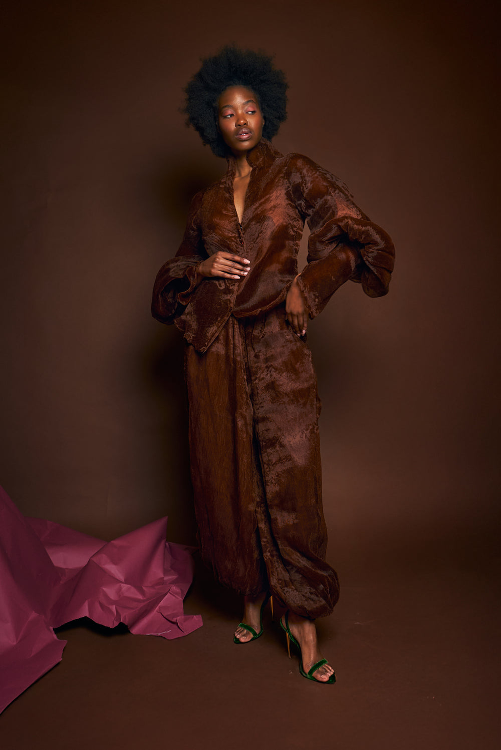 Adunni Top- Cocoa Brown - IMAD EDUSO