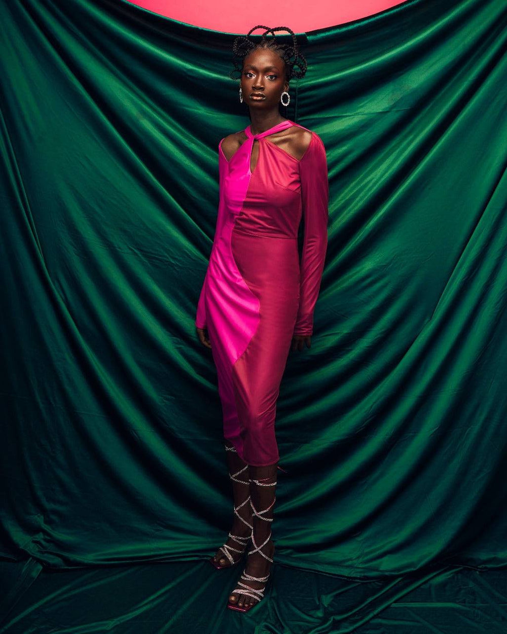 Ajoke Midi Dress - IMAD EDUSO