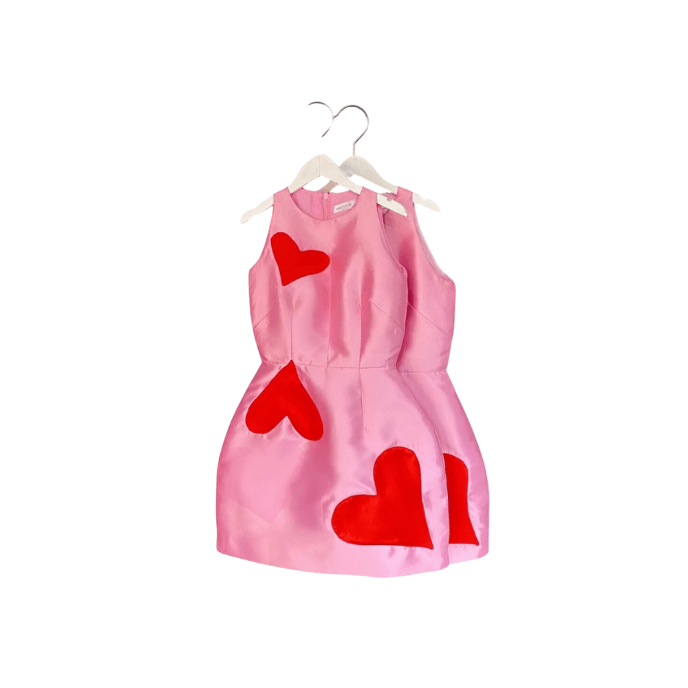 dress in lala LALA DRESS UK 18 / US 14 / Powder Pink/Red