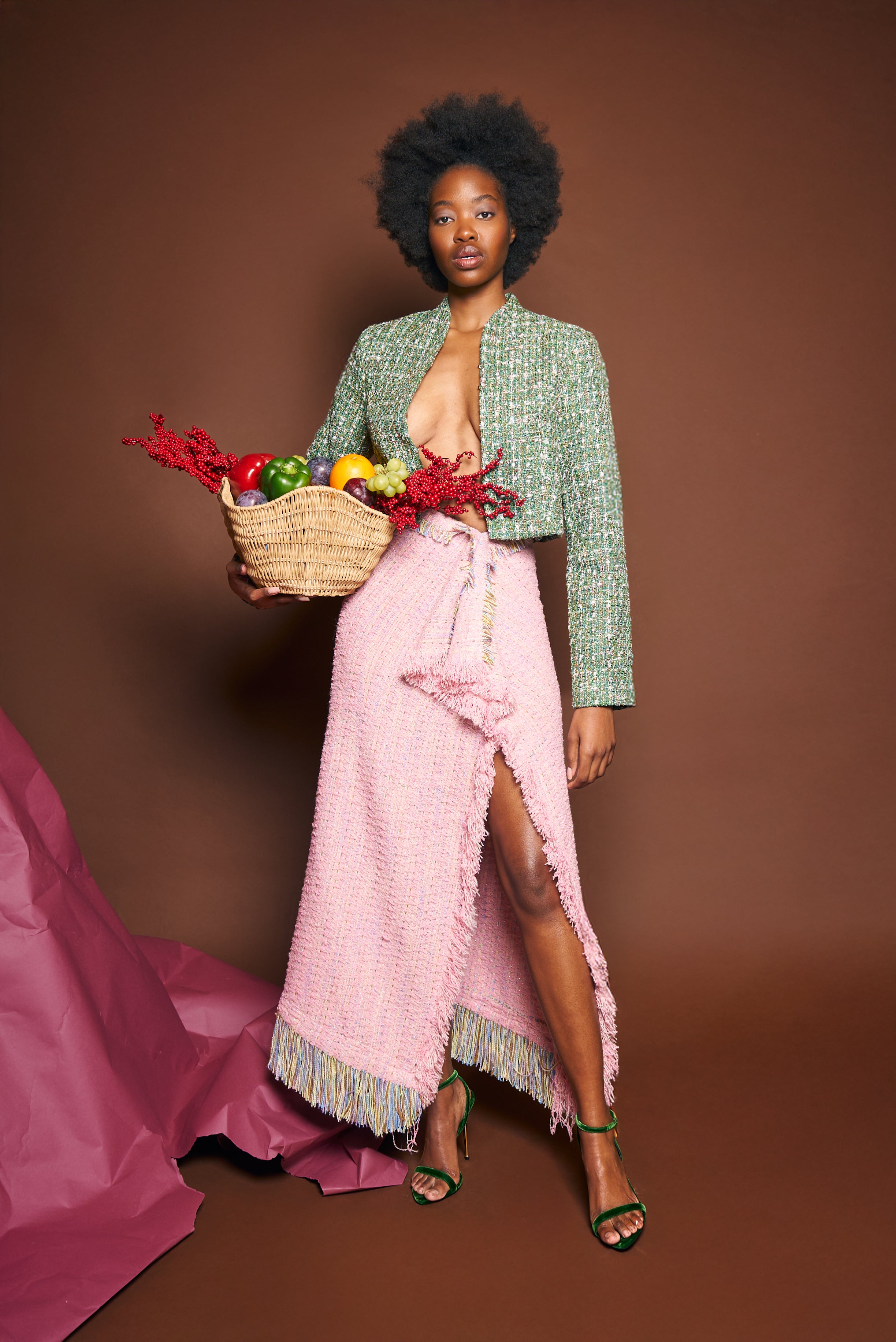 Jackie Crop Jacket - IMAD EDUSO