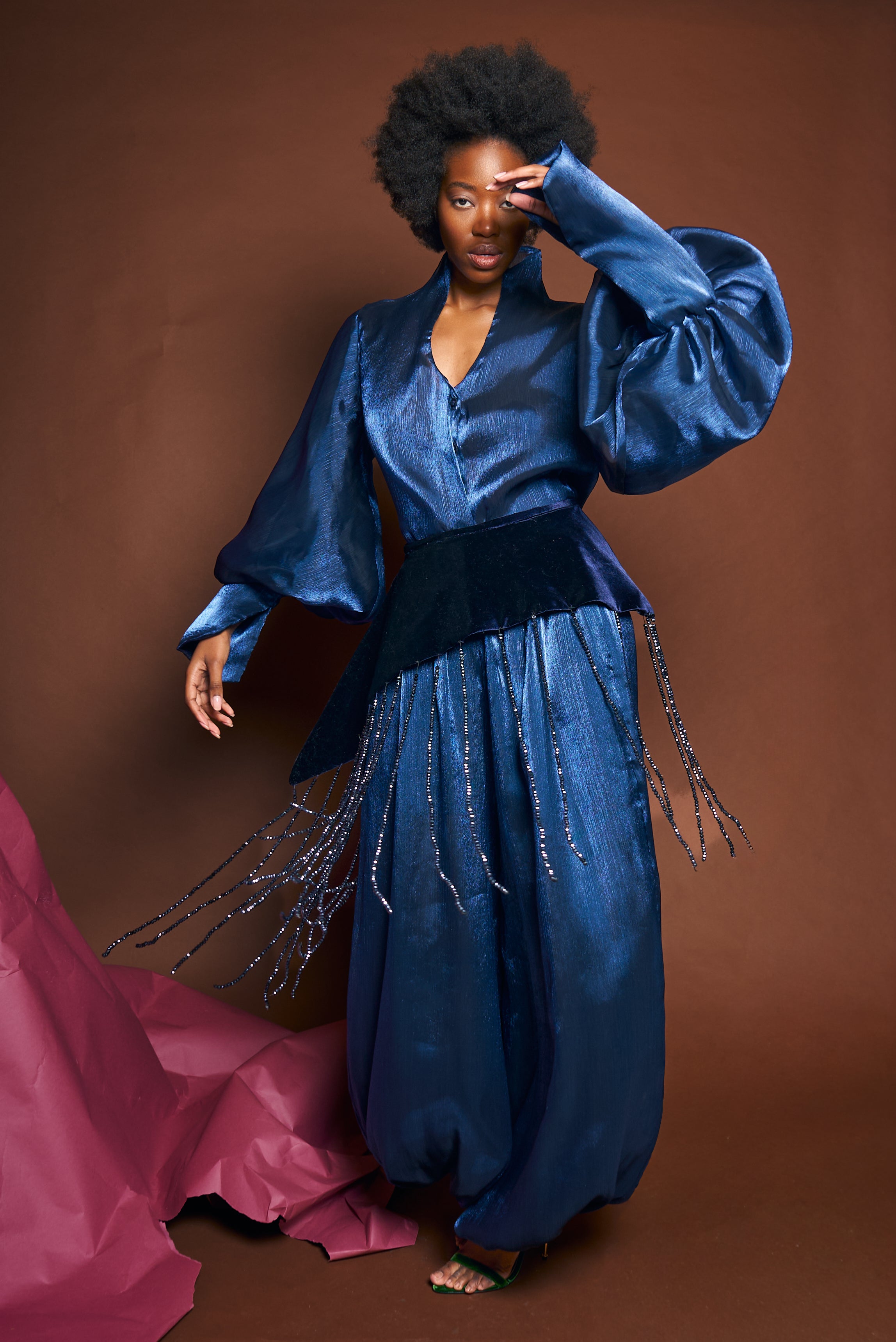 Gombe Pants - Midnight Blue