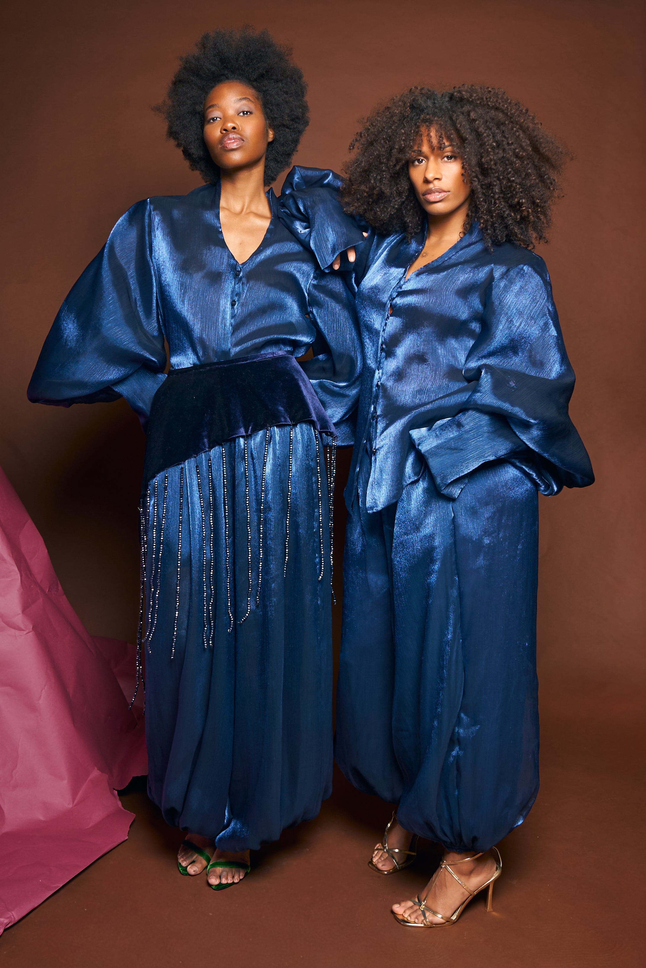 Adunni Top- Midnight Blue