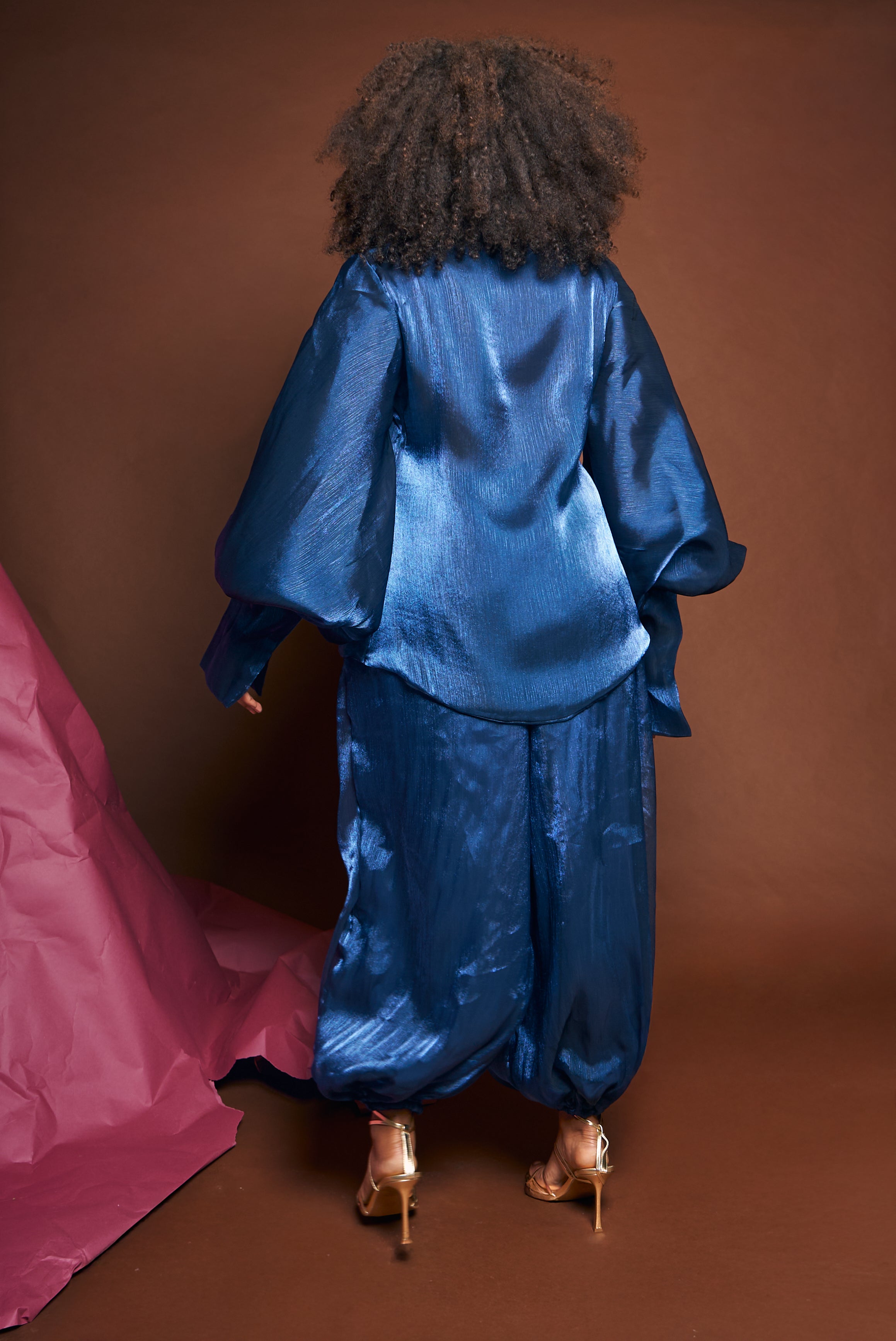 Adunni Top- Midnight Blue