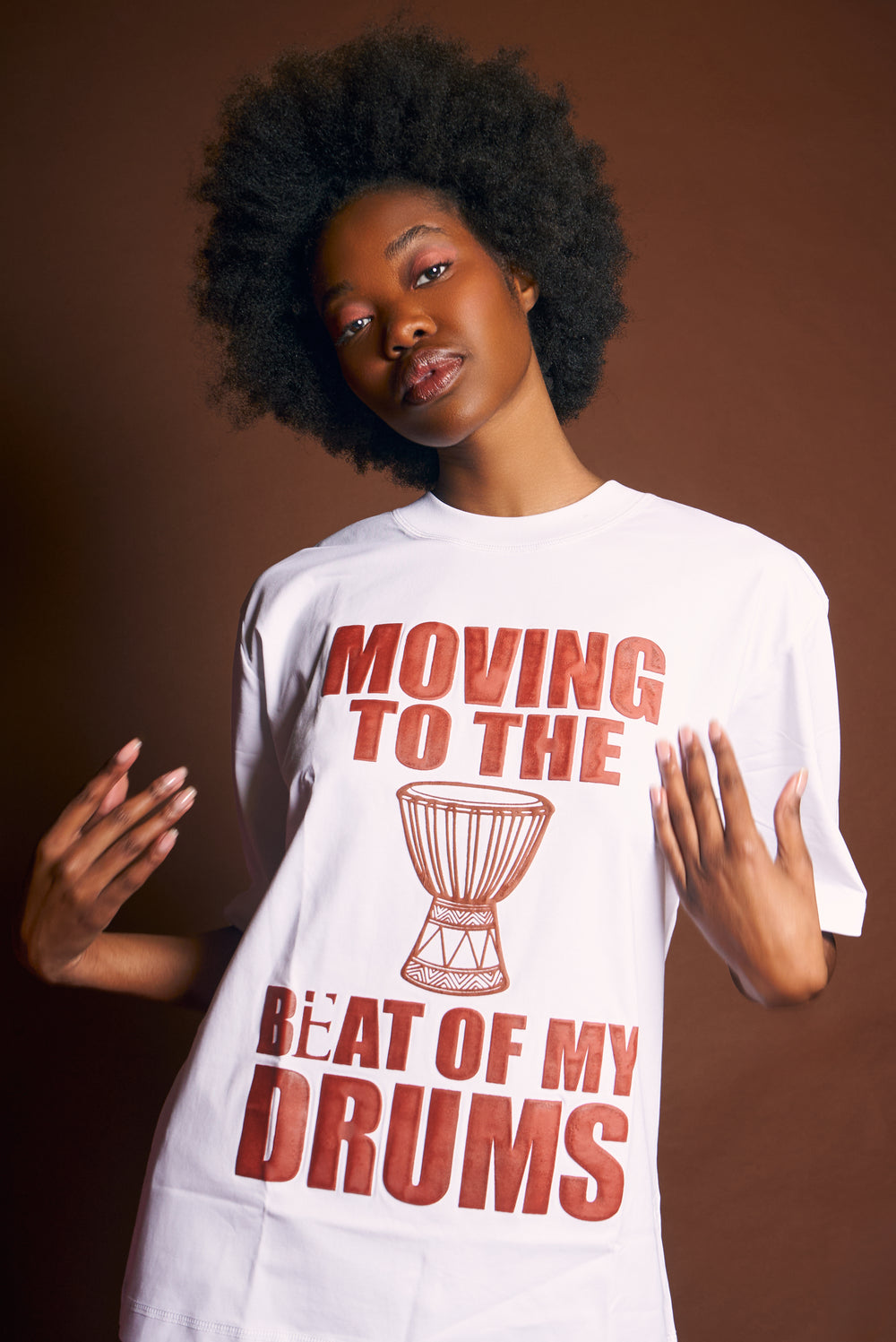 Bata Embossed Tee- White