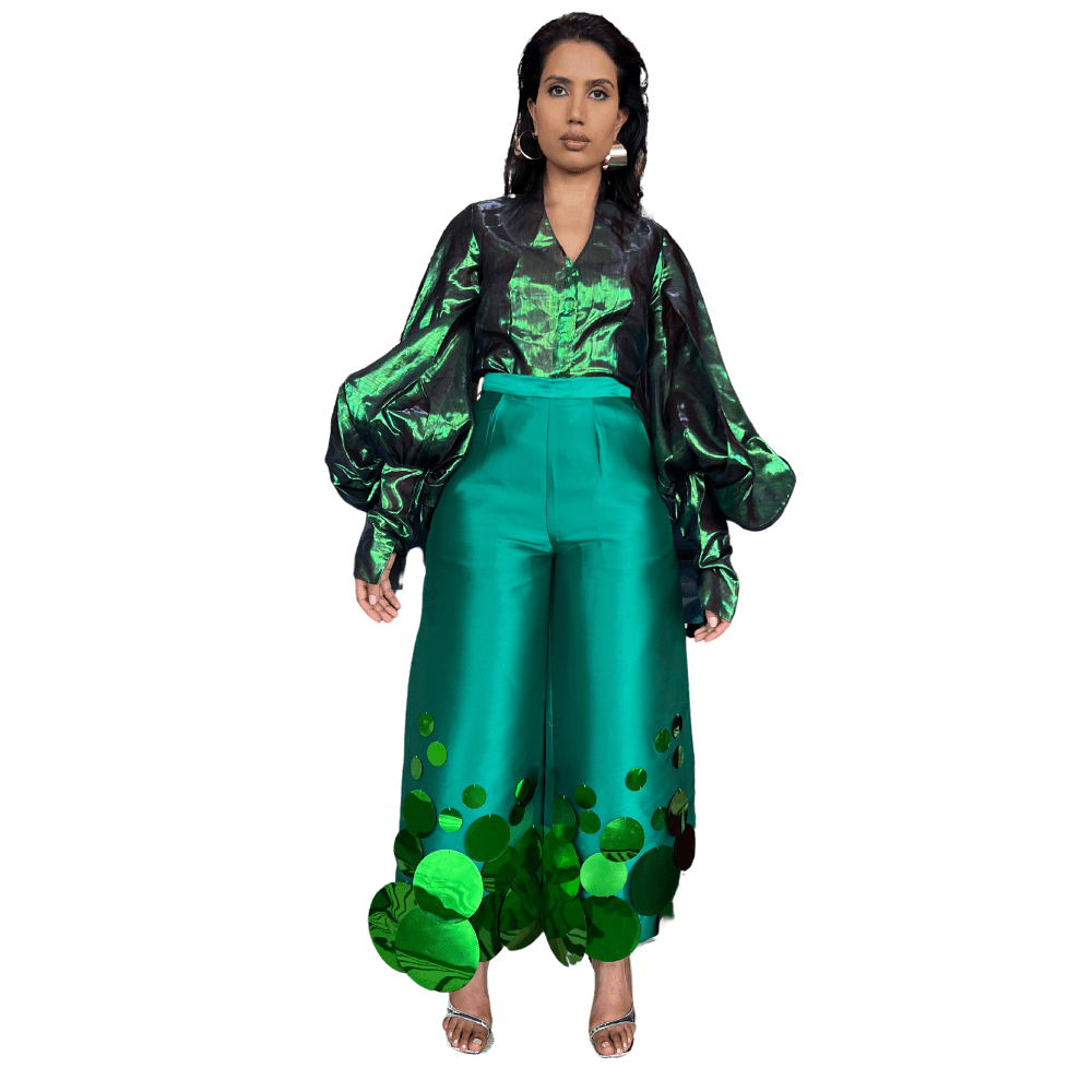 Adunni Pants Set- Green - IMAD EDUSO