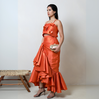 Fay Crop Top Orange - IMAD EDUSO