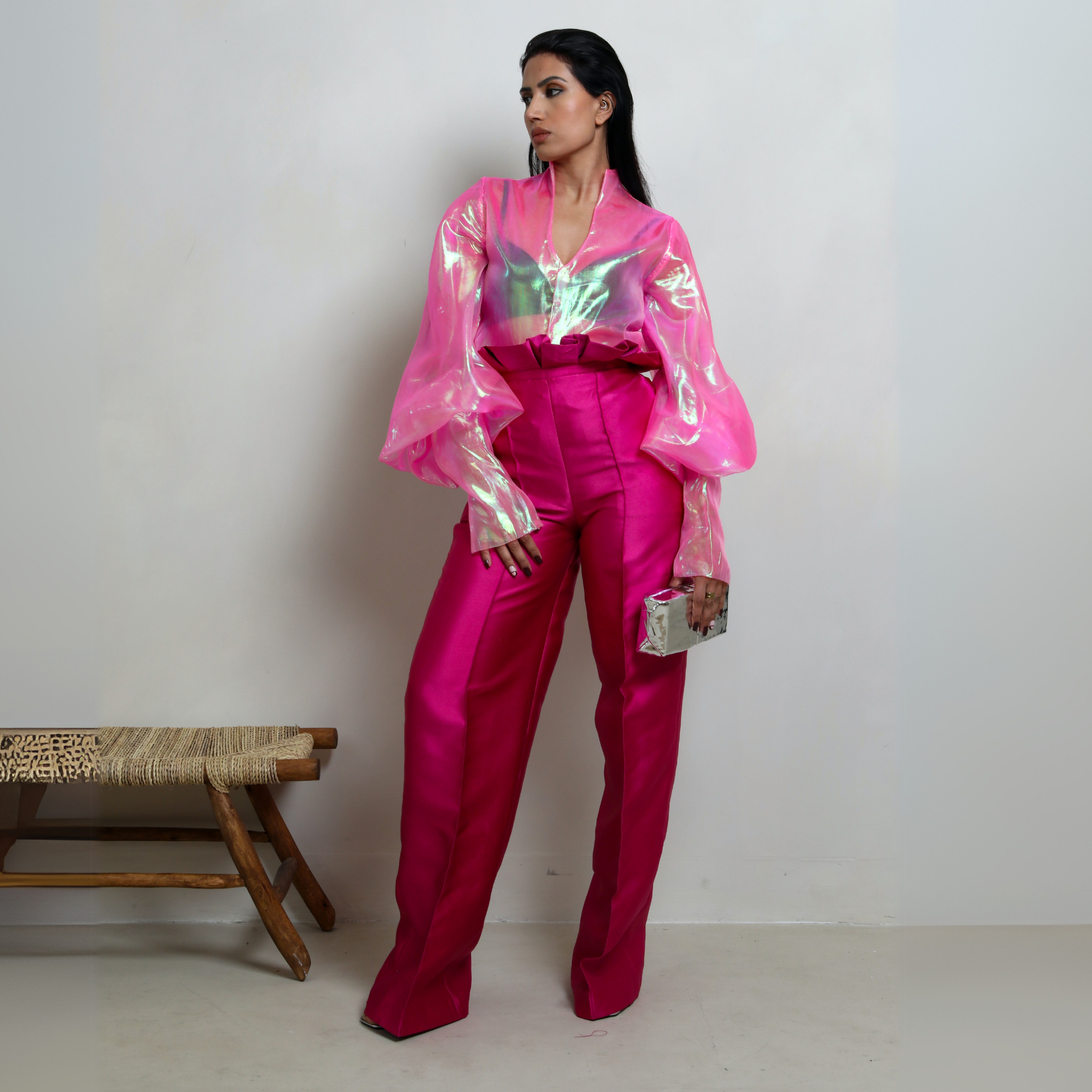 Adunni Top- Iridescent Pink - IMAD EDUSO