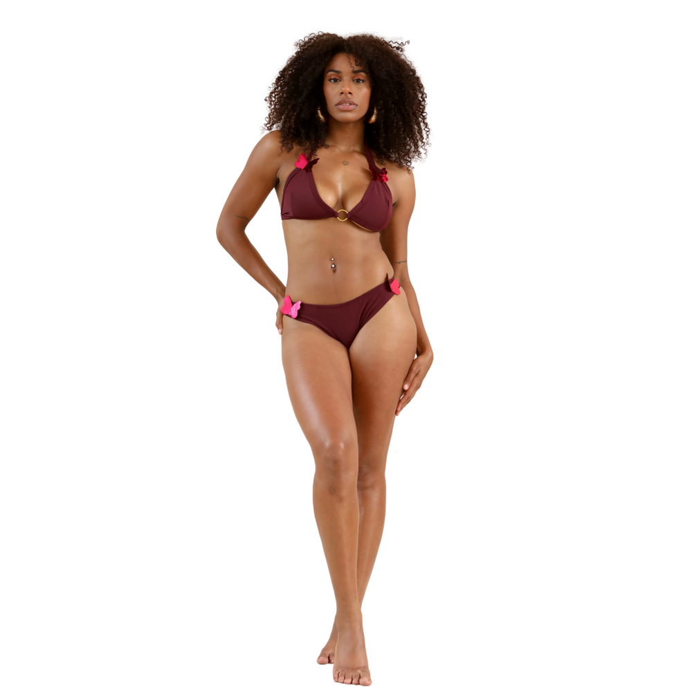 Coco Bikini   Set- Merlot