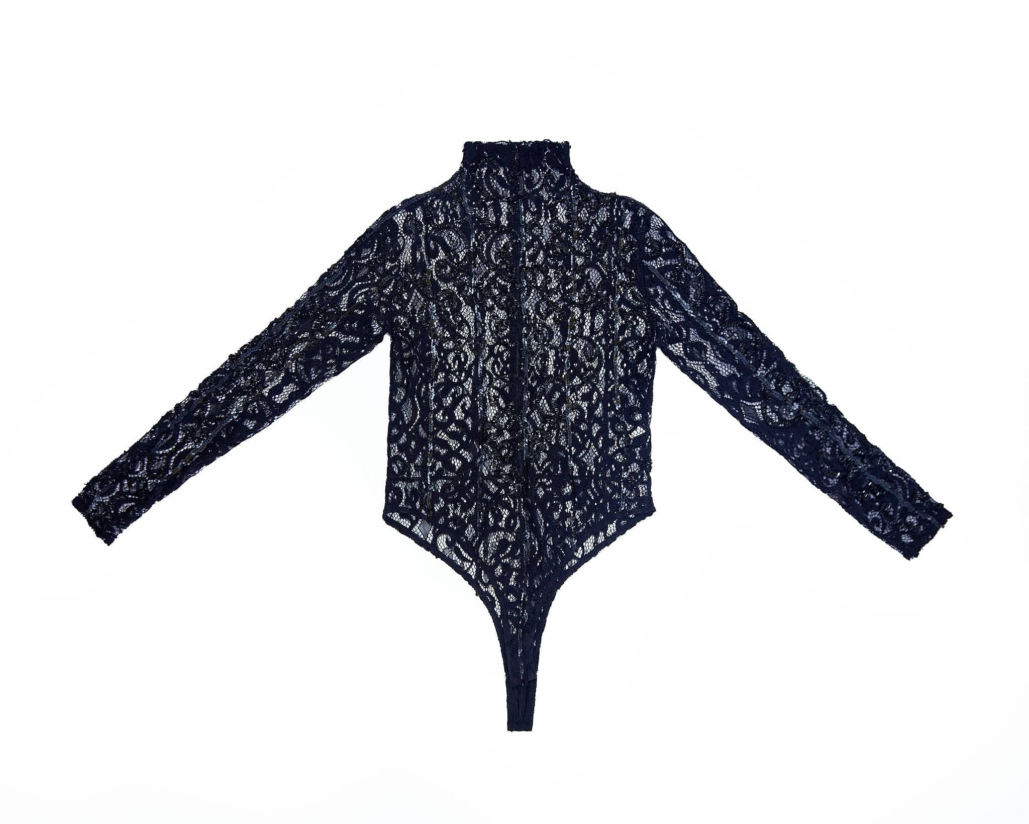 Gaia Lace Body Suit - Embellished - IMAD EDUSO