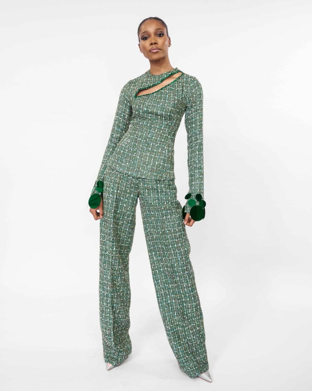 Tina Tweed Pants - IMAD EDUSO