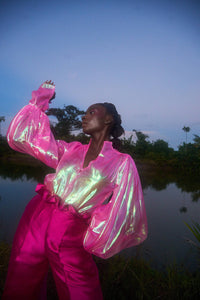 Adunni Top- Iridescent Pink - IMAD EDUSO