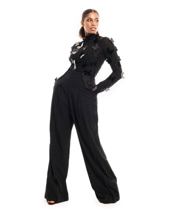 Labo Top Noir X Alaia Pants - IMAD EDUSO