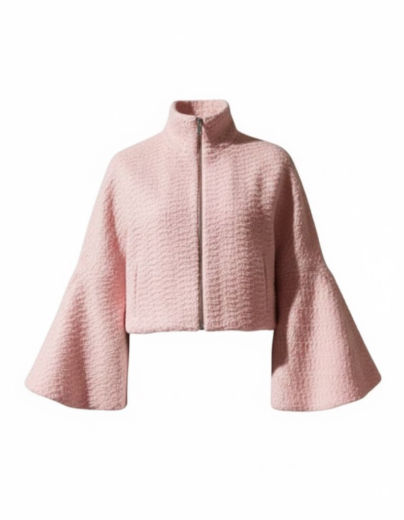 Jos Bomber Jacket- Powder pink - IMAD EDUSO