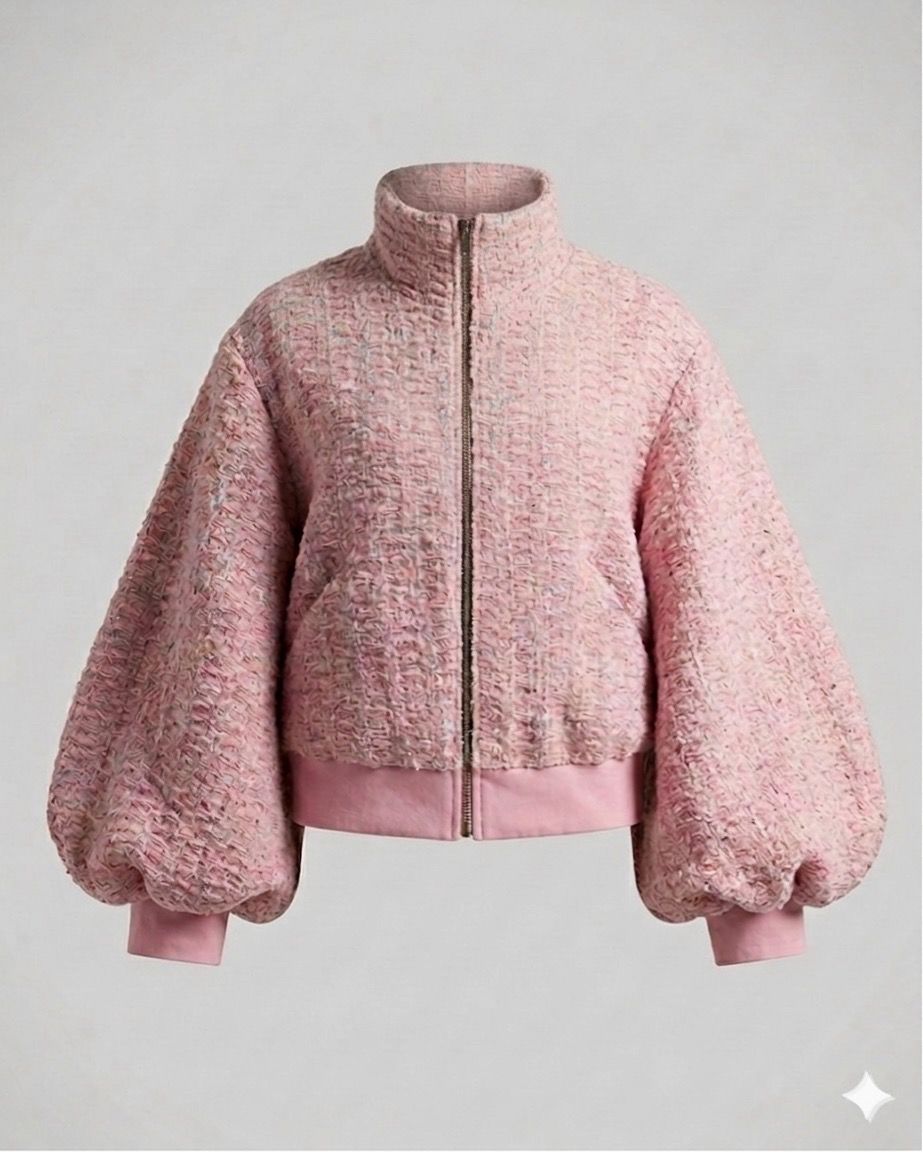 Jos Bomber Jacket- Powder pink - IMAD EDUSO